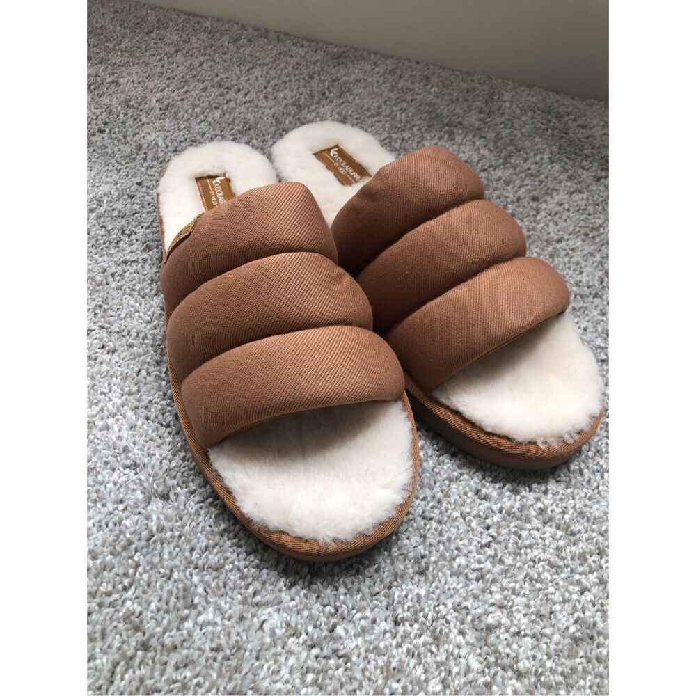 Koolaburra UGG Rommie Slip on Men’s Brown Slippers Size 11